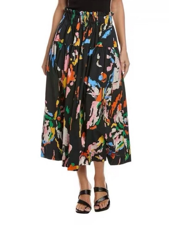 A.L.C. Dresses & Skirts - NWT A.L.C. Jayden Printed Cotton Midi-Skirt Size Medium